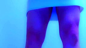 Is this crossdressing beauty worshiping ass in christmas domination?