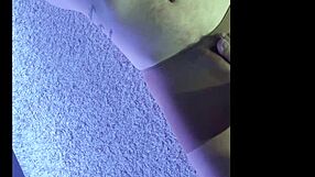 i'm making my husband wear my wet pantyhose for a kinky footjob