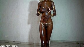 Shiny Black Body with Oily Tits