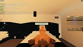 big black cock fucks in roblox porn blacked style.