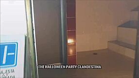 i went to this halloween party with my colombian friends, it was so fun