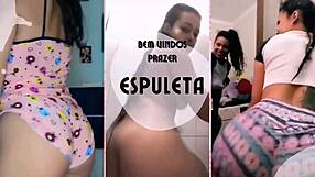 hot brazilian flaunting her huge pussy in lingerie 😏