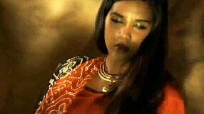 Sweet Indian Milf Performs Sensual Striptease Undressing