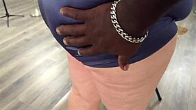 Delivery Guy Fingering Big Ass Busty Hot Milf in Mini Dress with Cum