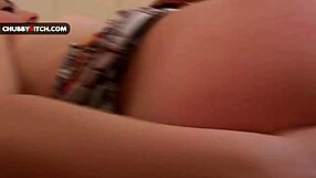 Chubby Girl With Amazing Eyes Dancing And Seductively Touching Herself