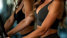 Mi esposa dice: La instructora de gimnasio está tan en forma y fuerte.