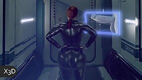 Black Widow Fucks Big Cock Hard!