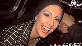 Junge 18+ Maus auf der Straße gecastet und fremde Typen abgeschleppt