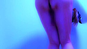 Is this crossdressing beauty worshiping ass in christmas domination?