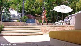 Neela Sky Cute Petite 18+ Indian Girl Huge Cock Pov Blowjob And Huge Cum Facial