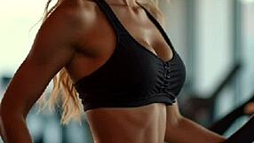 Mi esposa dice: La instructora de gimnasio está tan en forma y fuerte.