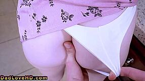 Innocent Stepdaughter Kneels Sucks Stepdad Cock In Homemade Fingering Masturbation With Old Young Cum