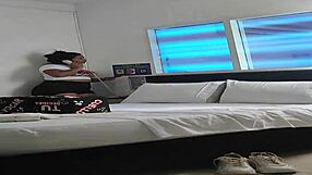 Mature whore cheats on husband licking ass of little step-nephew