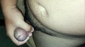 Man with Hard Cock Masturbates Solo to Creampie Climax