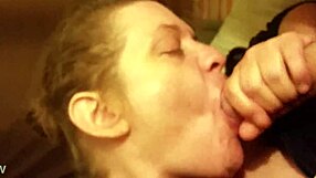 Lisa sucks dick with big tits