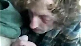 Twink Sucks Buddy's Cock After Long Day