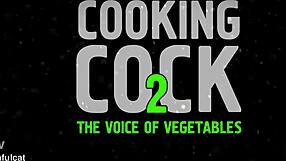 Is this the craziest dinner ever? Cooking cock and urethra play with mommy.