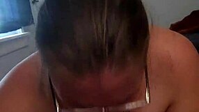 beautiful wife swallows huge jizz load