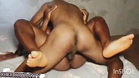 Halila finally fucks the big black cock she's always craved