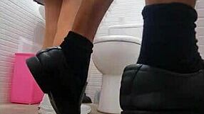 Latina Teen 18+ Learns From English Teacher In Miniskirt