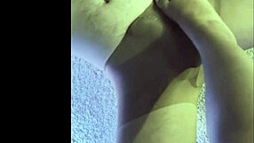 i'm making my husband wear my wet pantyhose for a kinky footjob