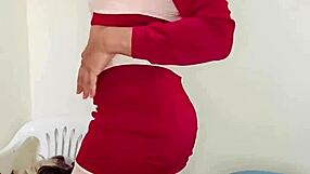 linda rojita crossdressing as transsexual milking