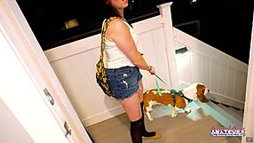 Skinny tattooed Phoenix Rae surprises with a deep blowjob and cum swallow.