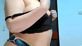 cute chubby latina rides cock in bedroom