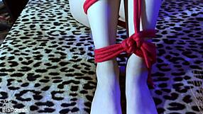 Tickling her sexy soles felt like pure bliss