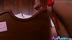 Blonde milf strips naked for playboy