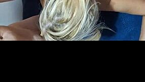 Comprei Uma Cama King E Inaugurei Com Minha Amiga Blonde E Nos Duas Levamos Gozada Na Boca Do Meu Marido