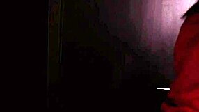 Student Sucks Cock at Gloryhole in Stockings and Lingerie!