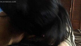 My friend wakes me up with a blowjob