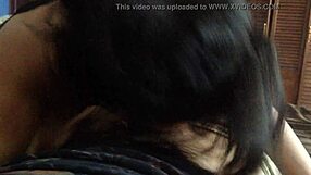 My friend wakes me up with a blowjob