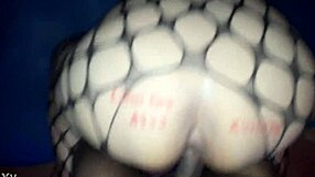 big white ass in interracial scene