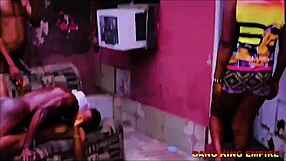 slim saida bob takes two big fat cocks in ghetto!