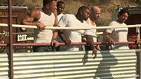 Keisha Grey Surrounded By Cocks In Hardcore Gangbang Cumshot