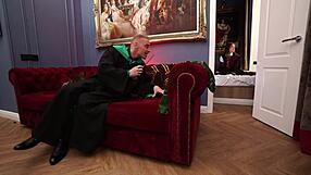 Unexpected fuck with hot skinny student in POV