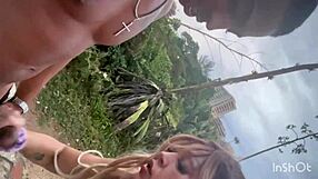 She took a wild anal ride while watching the sunrise on the beach