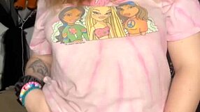 Intense dildo sucking and pussy play with big clit stimulation