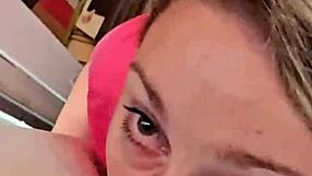 Beautiful Milf Couple Performs Deepthroat Blowjob at Home - Part 1