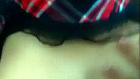 Amateur wife bound as slave at Christmas, choked and gagged while sucking in humiliation