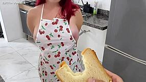 Latina Employee Strips Naked Teasing Big Ass For Anal Gaping