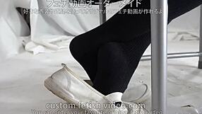 Worshipping feet in socks brings intense pleasure and arousal