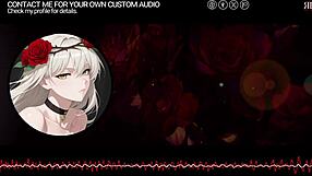 诱人花瓣的色情音频与女性化角色扮演