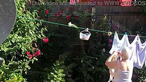 Sexy neighbor with big tits and ass!