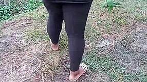 Pretty girl lost in bush gets fucked