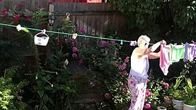 Sexy neighbor with big tits and ass!