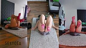 Unleash your desires watch me in triple cam view naked yoga session