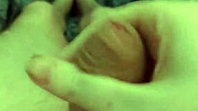 quick solo masturbation with big monster cock.